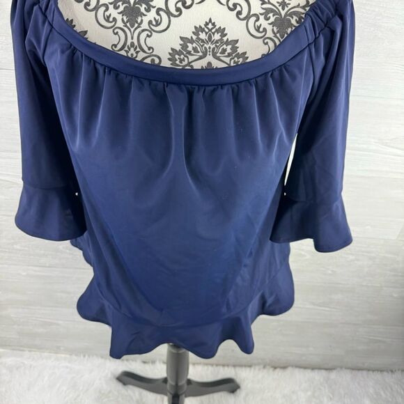 Jude Connally Demi Off Shoulder Flounce Top - Picture 4 of 10